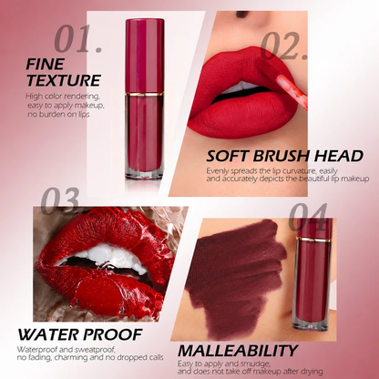 💕12 Color Matte and Pearlescent Liquid Lipstick Set
