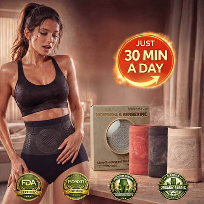 🧑‍⚕️Official Store | GFOUK® 💖 2026 Moringa & Berberine 4-In-1 Micro-Particle Sculpting & Fat-Burn Shorts👍