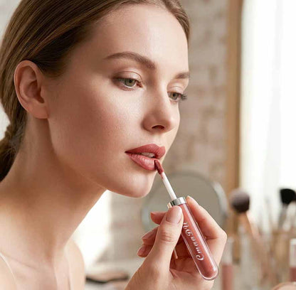 10-Piece Matte Waterproof Lip Gloss Set – Bold Color, All-Day Stay