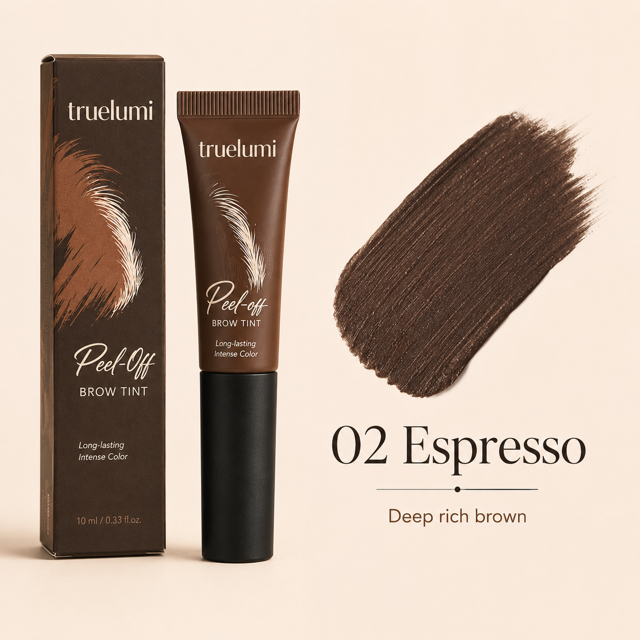 🎁BUY 1, GET 1 FREE TODAY！Truelumi Peel-Off Brow Tint – Fuller-Looking Brows in Minutes