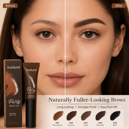🎁BUY 1, GET 1 FREE TODAY！Truelumi Peel-Off Brow Tint – Fuller-Looking Brows in Minutes