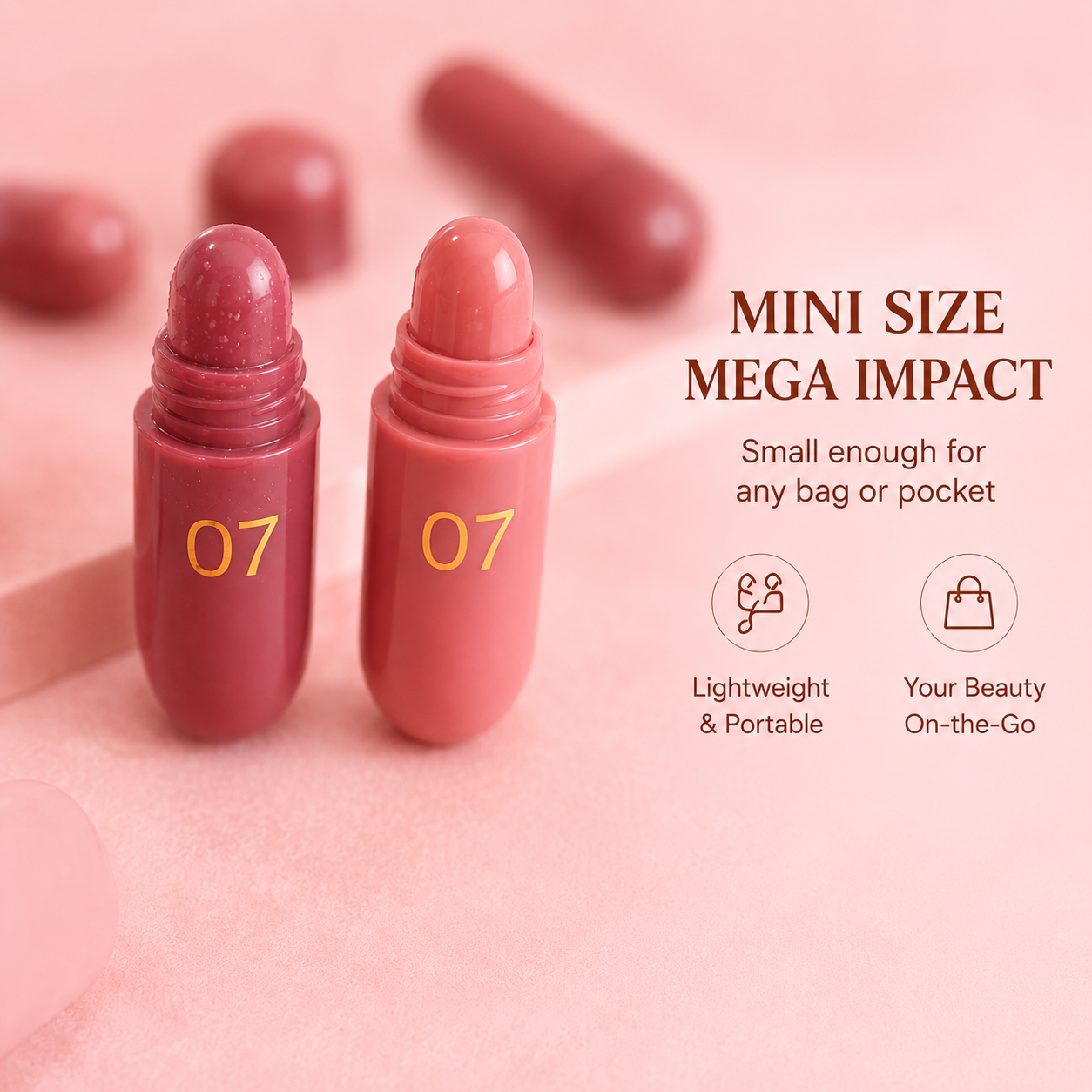 💕 Limited-Time Offer | Mini Lipstick Capsule Collection 💄 12 Shades, One Perfect Bag
