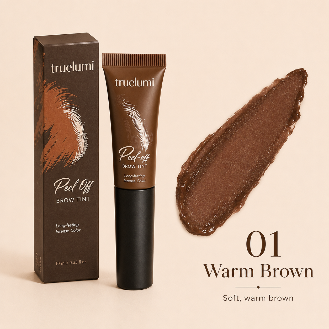🎁BUY 1, GET 1 FREE TODAY！Truelumi Peel-Off Brow Tint – Fuller-Looking Brows in Minutes