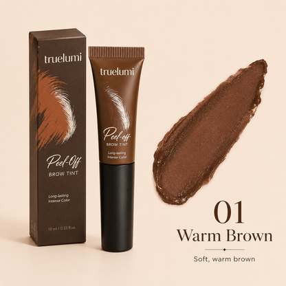 🎁BUY 1, GET 1 FREE TODAY！Truelumi Peel-Off Brow Tint – Fuller-Looking Brows in Minutes