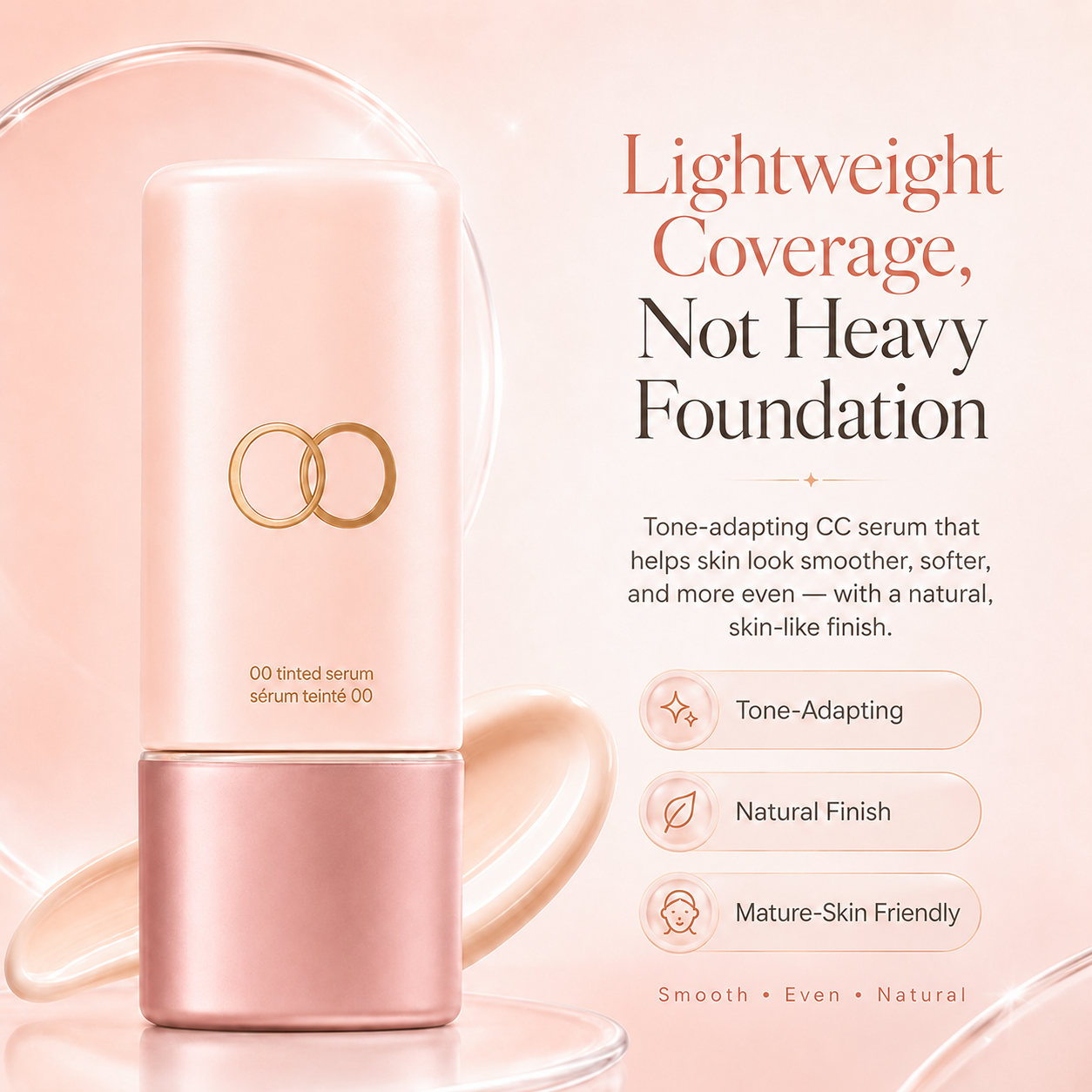 🌈 Color-Correcting Tinted Serum – Neutralize Uneven Tone, Blur Imperfections & Glow ✨