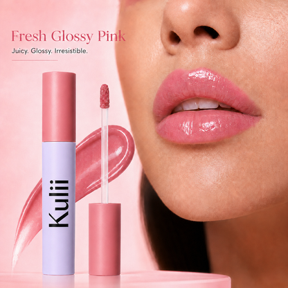🎁BUY 1, GET 1 FREE TODAY！Kulii High-Shine Lip Gloss — Non-Sticky Color in 9 Shades