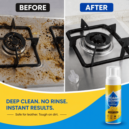 🔥Last Day 50% OFF🔥 Foam No-Rinse Cleaner — Spray, Wipe & Done