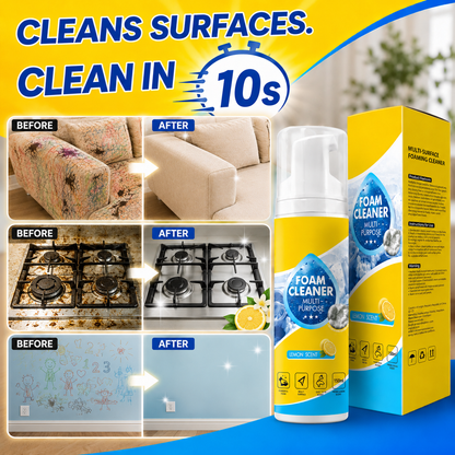 🔥Last Day 50% OFF🔥 Foam No-Rinse Cleaner — Spray, Wipe & Done