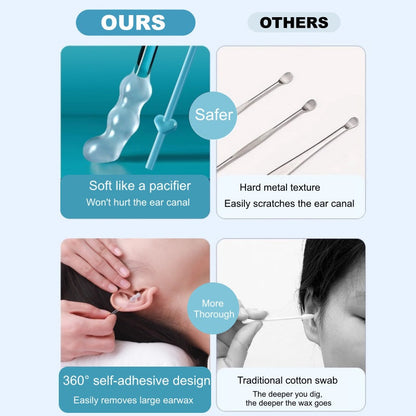 💐Gentle Spiral Ear Cleaner – Soft silicone, safe & gentle 🌸🛡️【Limited Offer】